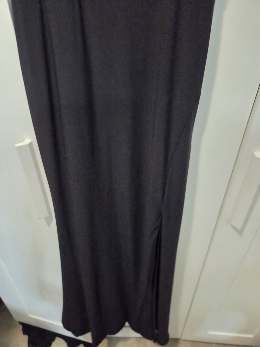 Dave & Johnny Beaded Black & Nude Evening Gown - Picture 6 of 12